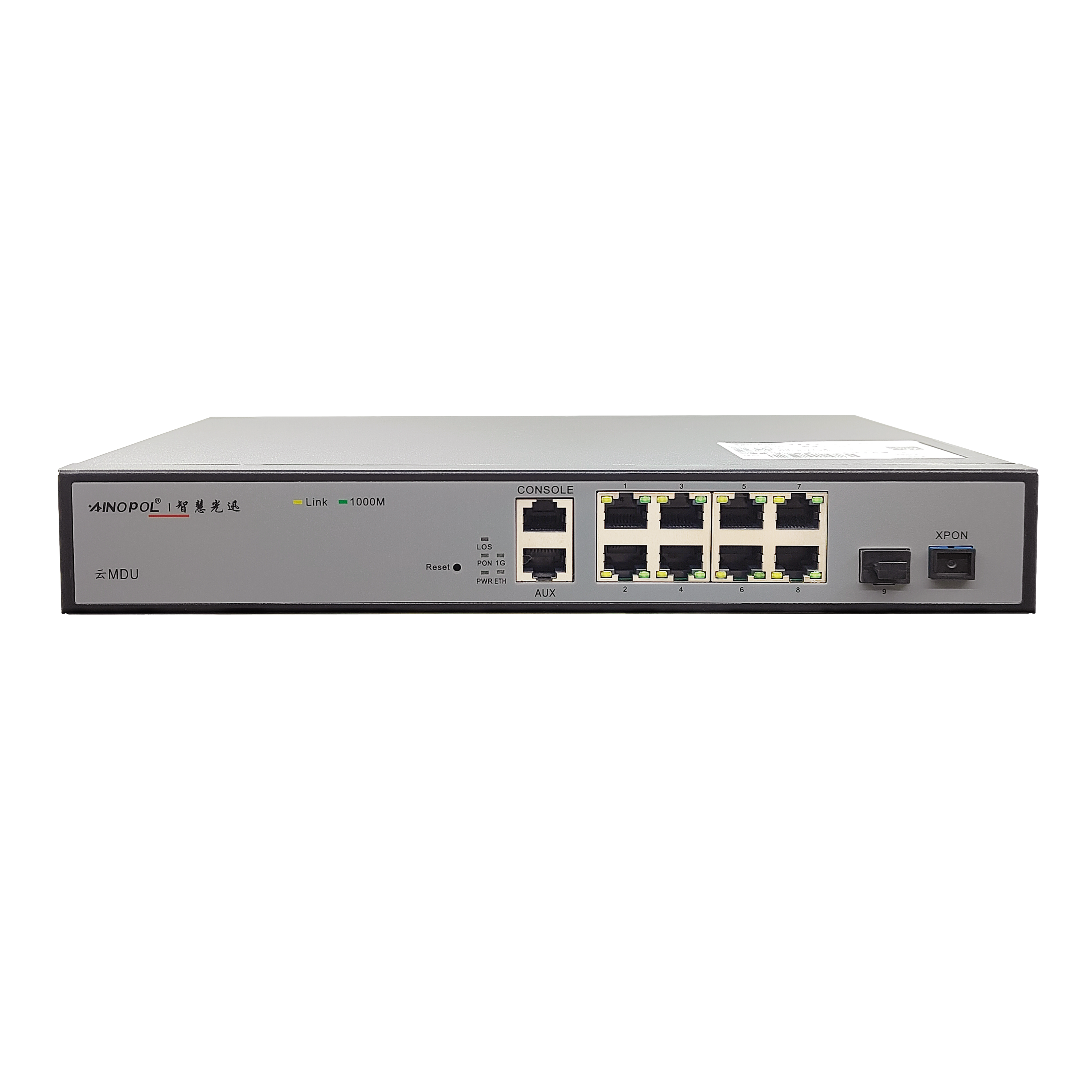 ZH-F8 8口工业ONU终端