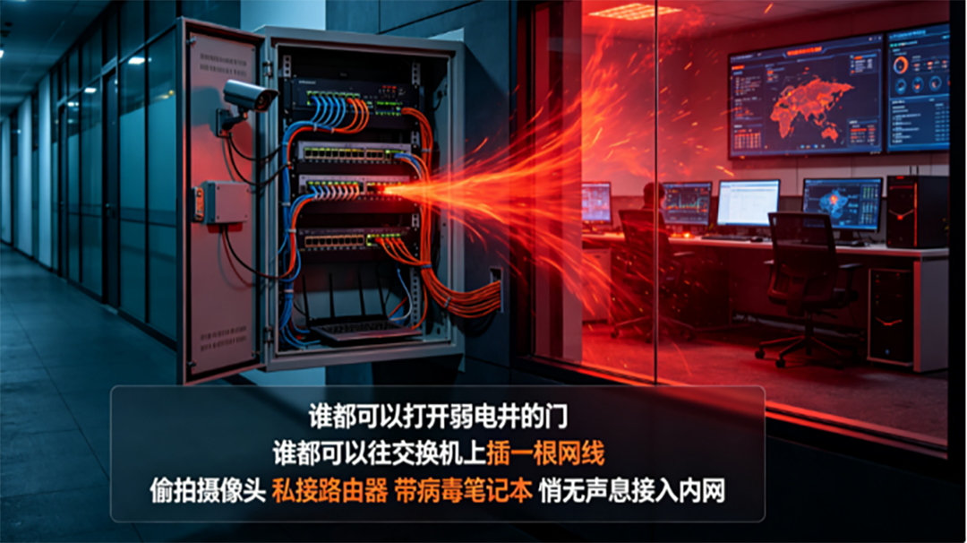 Unauthorized‑Connected Devices in Weak‑Current Cabinets: Hidden from Network Administrators &mdash; How All‑Optical Networks Grant Accountability and Control to Every Port