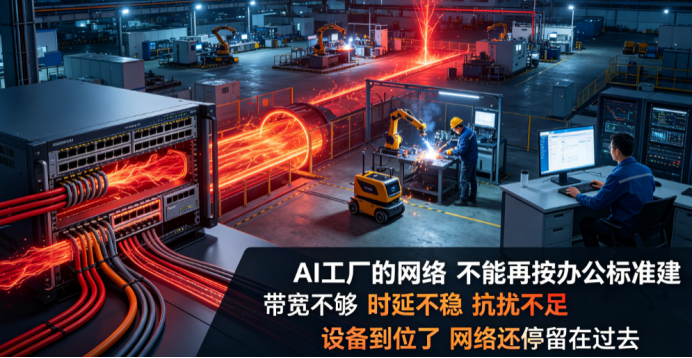 产线想上AI但网络跑不动？全光网改造如何&ldquo;先修路再跑车&rdquo;
